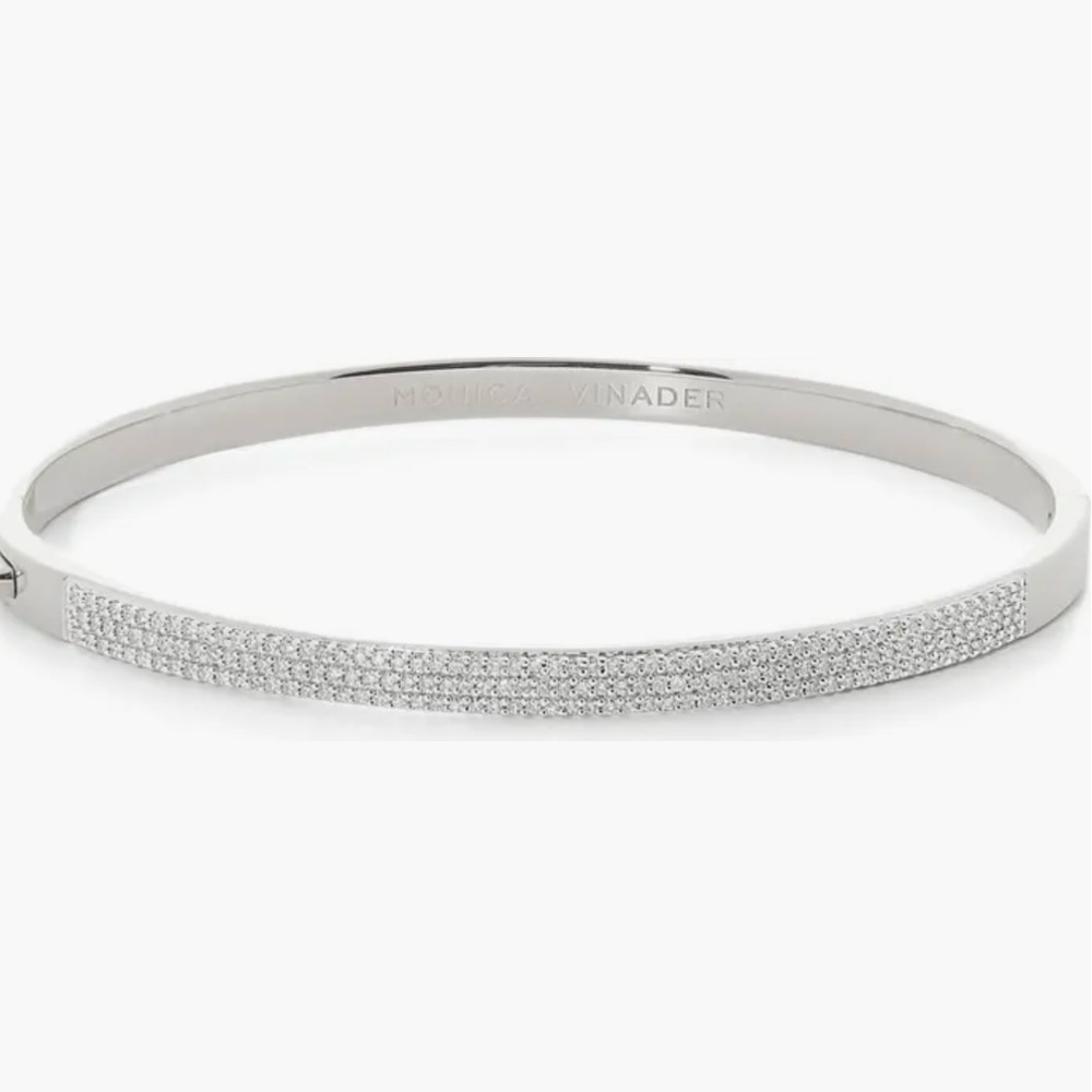 MONICA VINADER Essential Pave Diamond Bangle